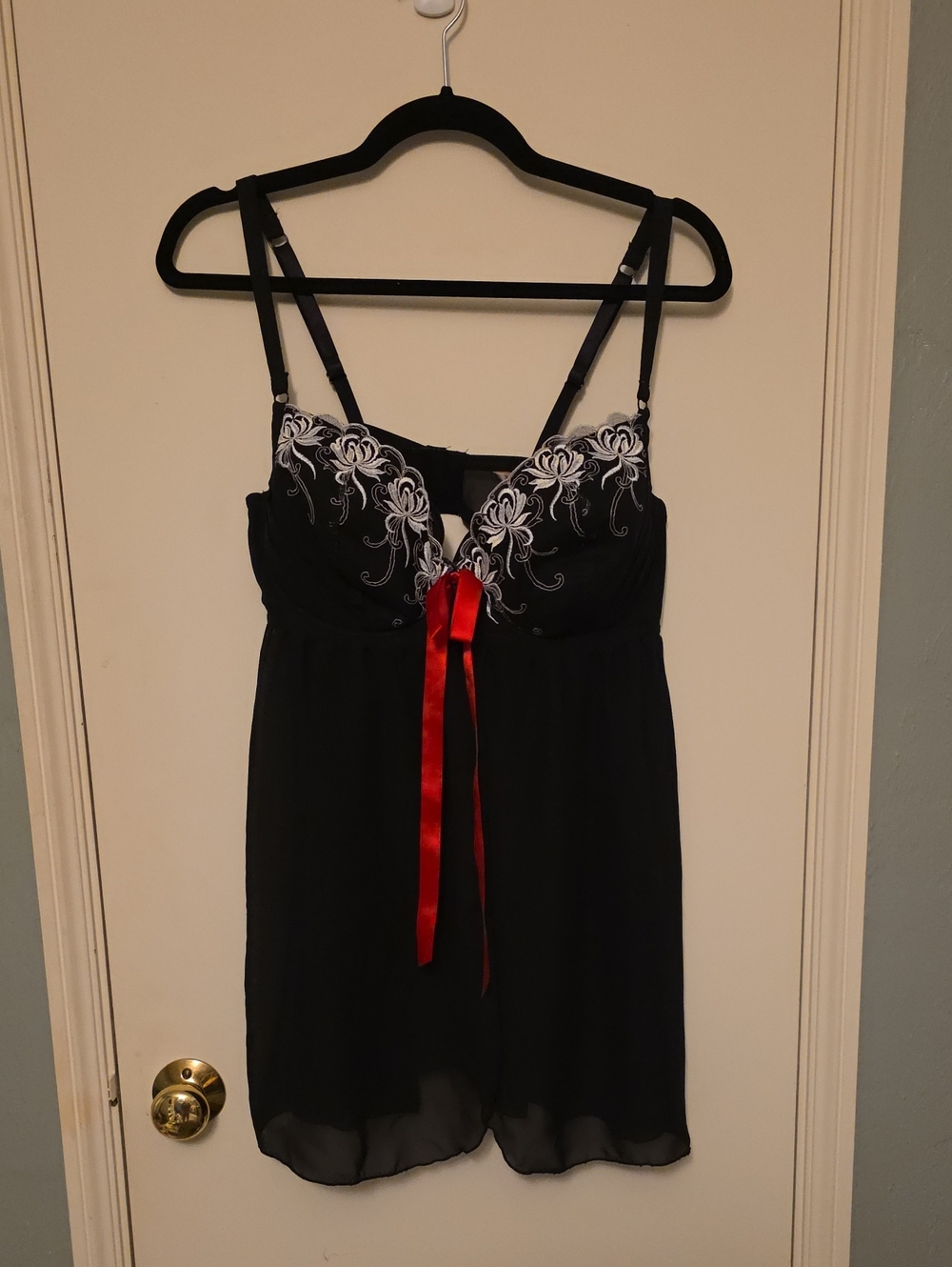 Cacique Black Babydoll - Size 18/20